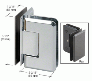 90 Degree Glass-to-Glass Mount Hinges 